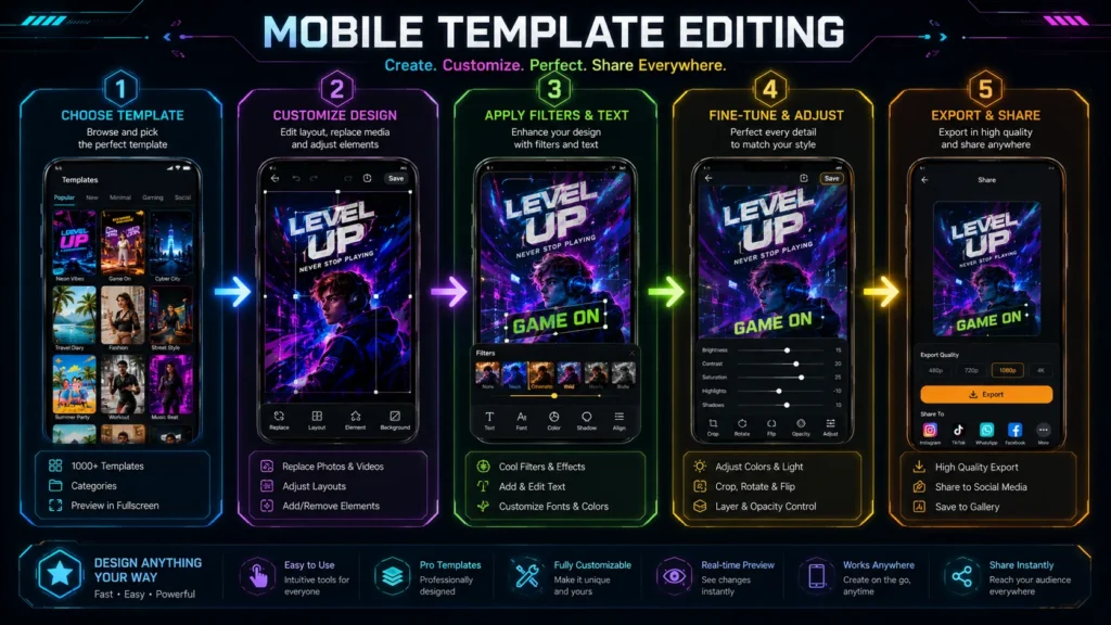 hypic mobile template editing