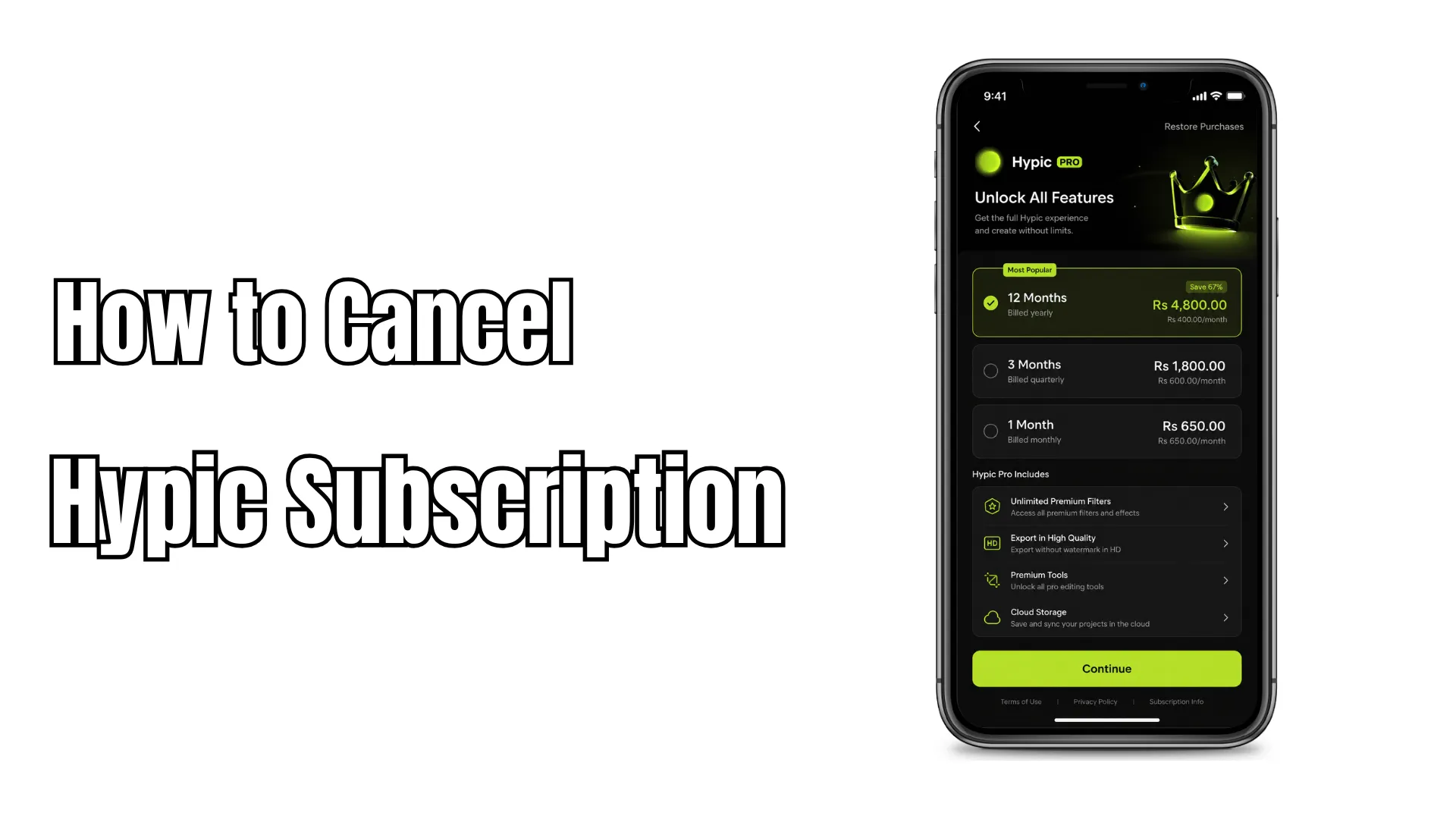 How to Cancel Hypic Subscription
