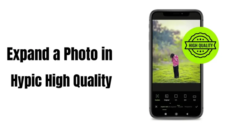 How to Expand a Photo in Hypic Without Losing Quality